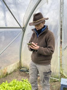 Ingrid, eine der beiden AmHof-Frauen